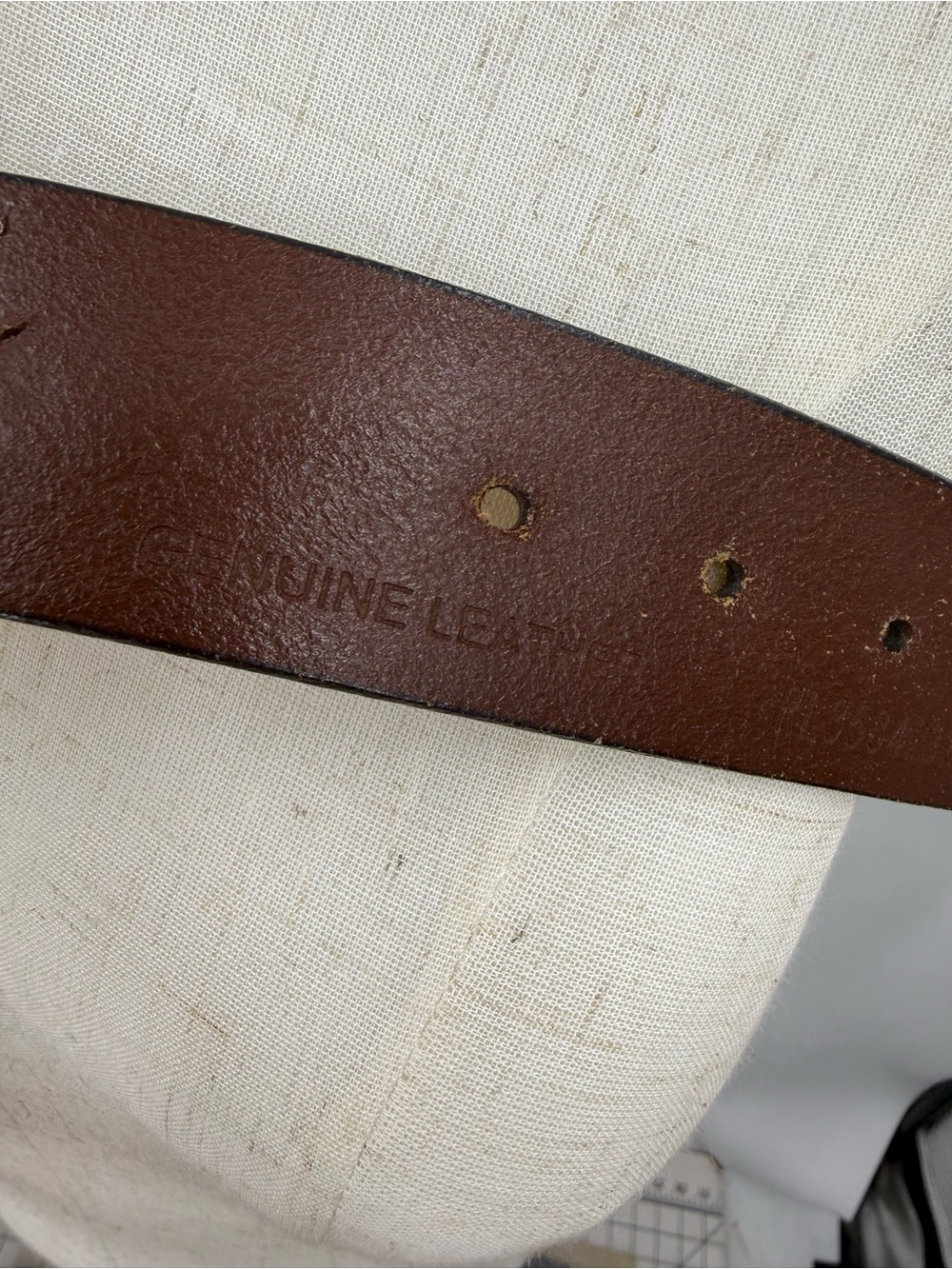 Polo Ralph Lauren RL3584231 tooled 100% leather belt M - Picture 9 of 12